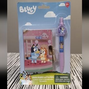 Bluey and Bingo Mini Diary with Lock, Keys, and Pen